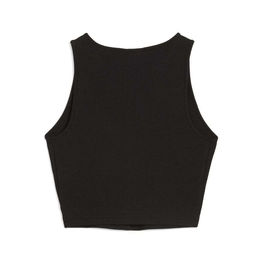 Puma WARDROBE ESS Geripptes Crop-Top