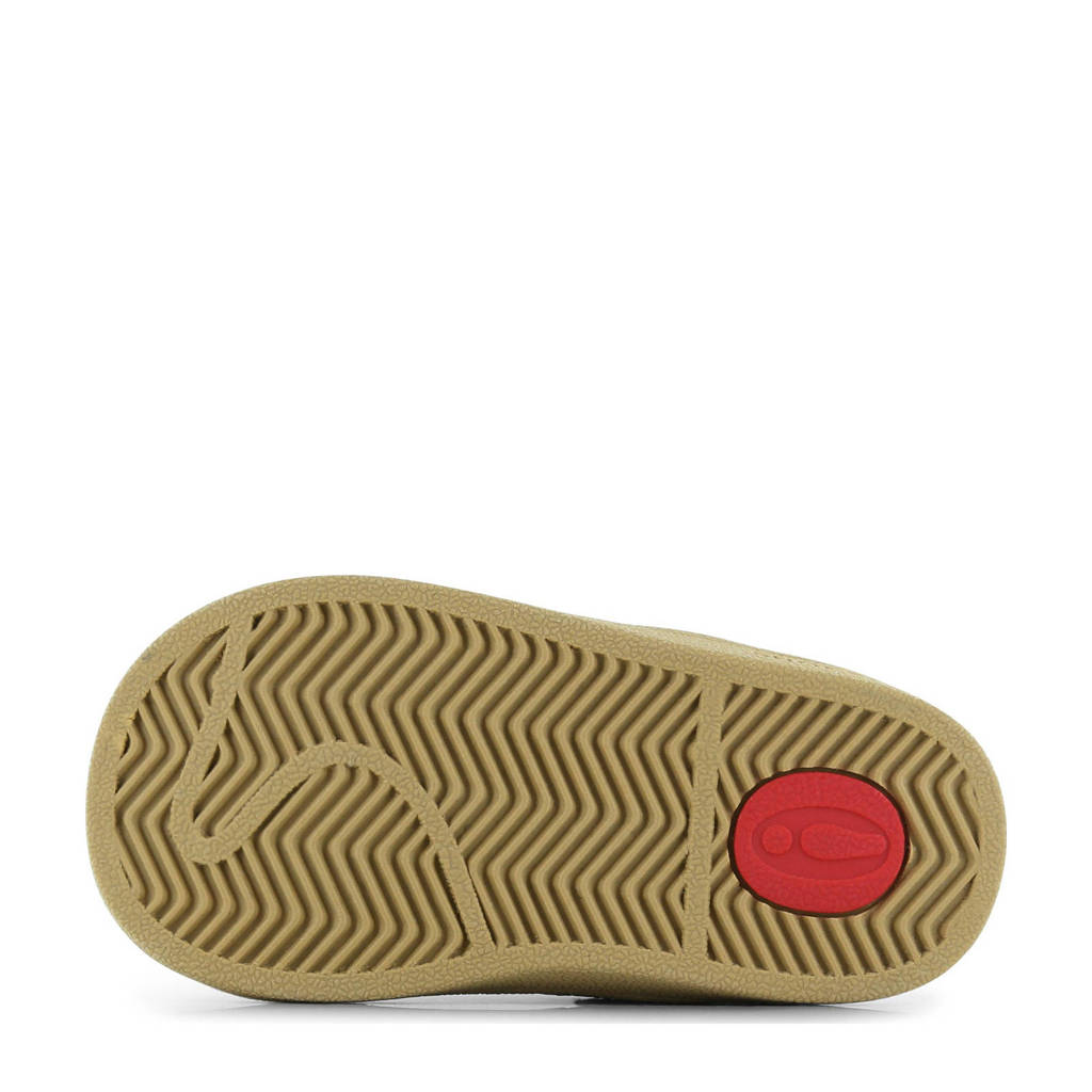 Shoesme leren sneakers wit/zwart