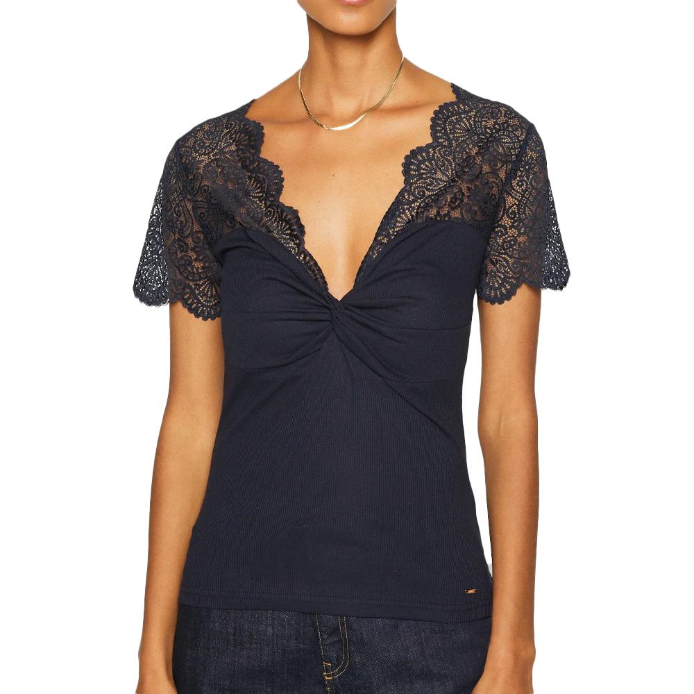 Morgan T-shirt Marine Femme Morgan 241 DENNY