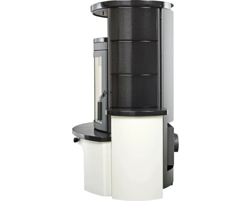 Hark Avenso GT ECOplus keramische haardset, zwart, 8 kW
