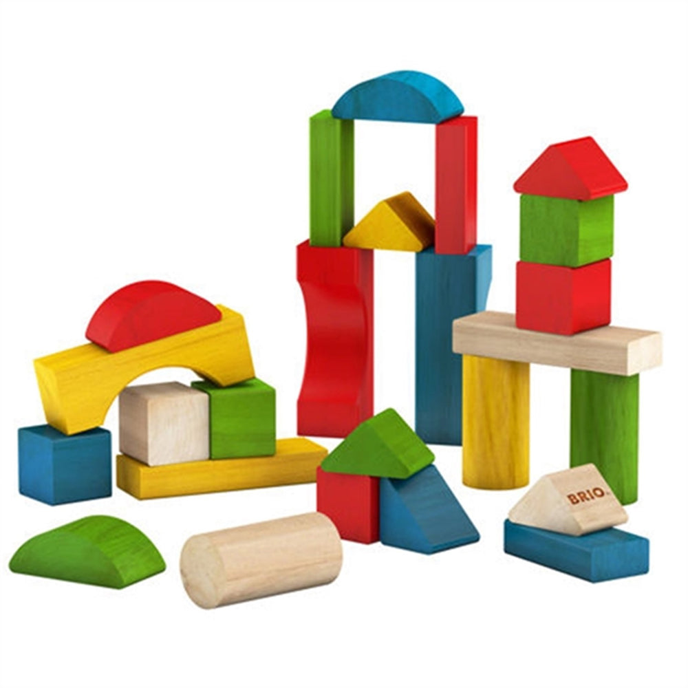 Byggeklodser Farvede 25 stk - BRIO® → Luksusbaby.dk