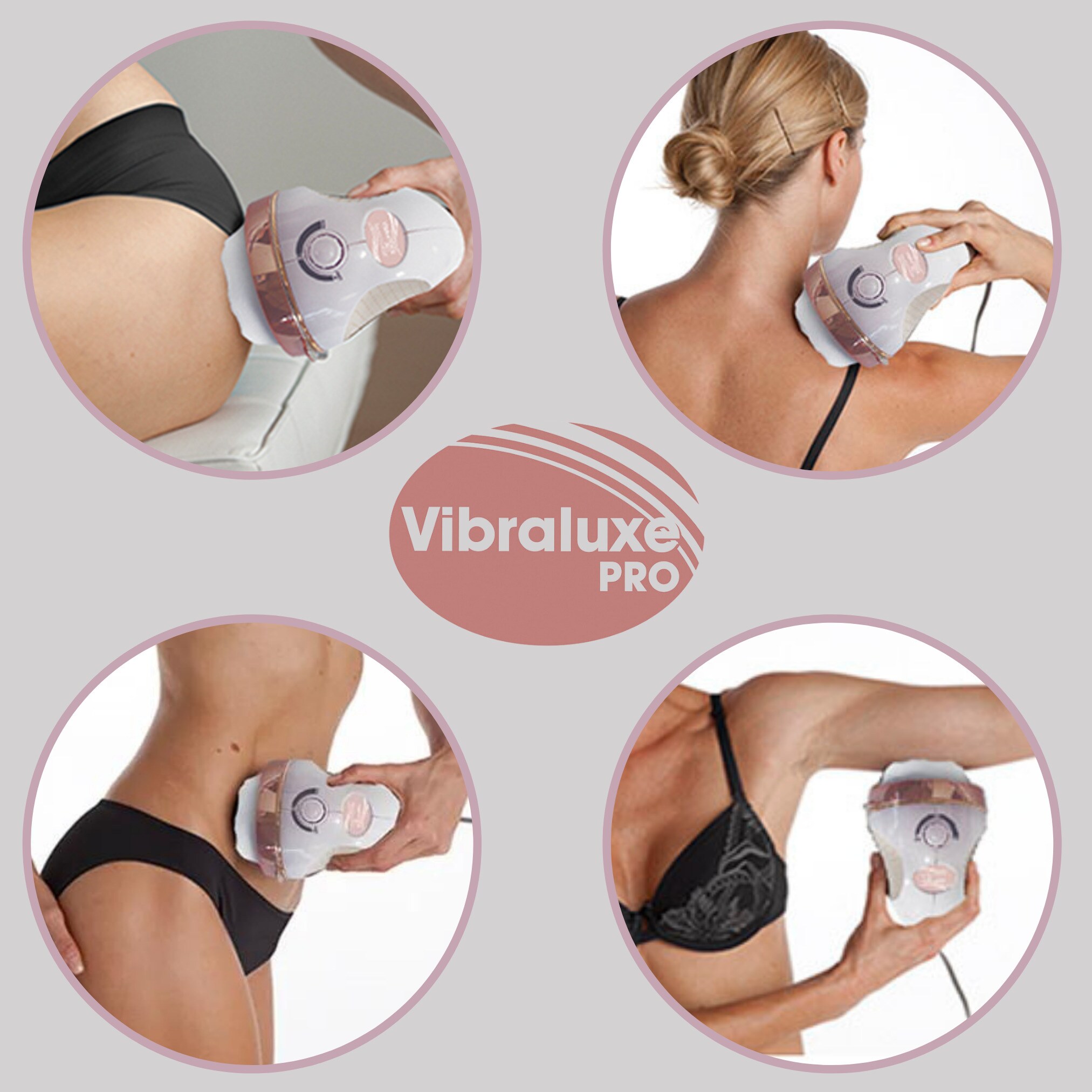 Vibraluxe Pro® Massagegerät Damen - Anti Cellulite 5 in 1 Vibraluxe Pro Gold