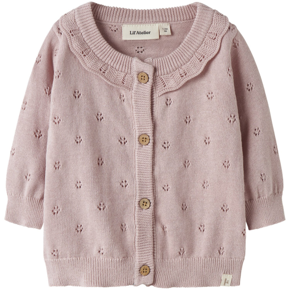 Køb Lil'Atelier Peach Whip Melange Nbfdorina Ls Strik Card Lil