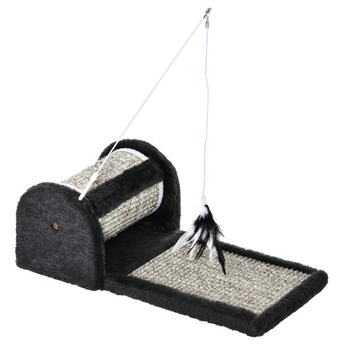 Arranhador para gatos PawHut com rolo