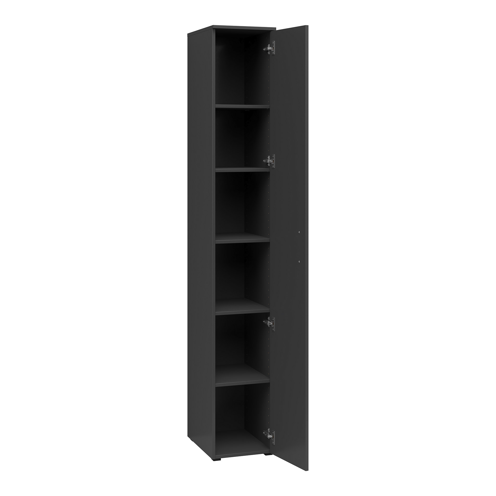 Drehtürenschrank - anthrazit - Breite 30 cm