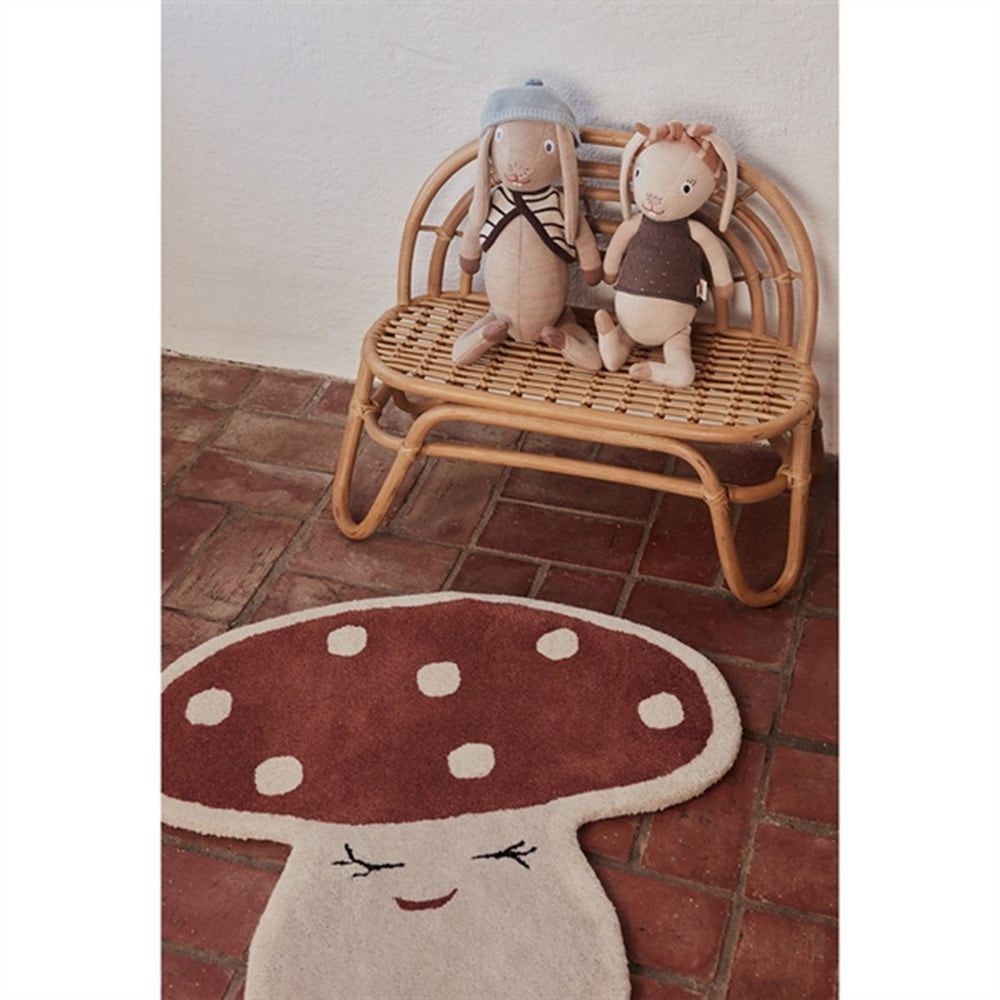 Malle Mushroom Rug Rød - OYOY → Luksusbaby.dk