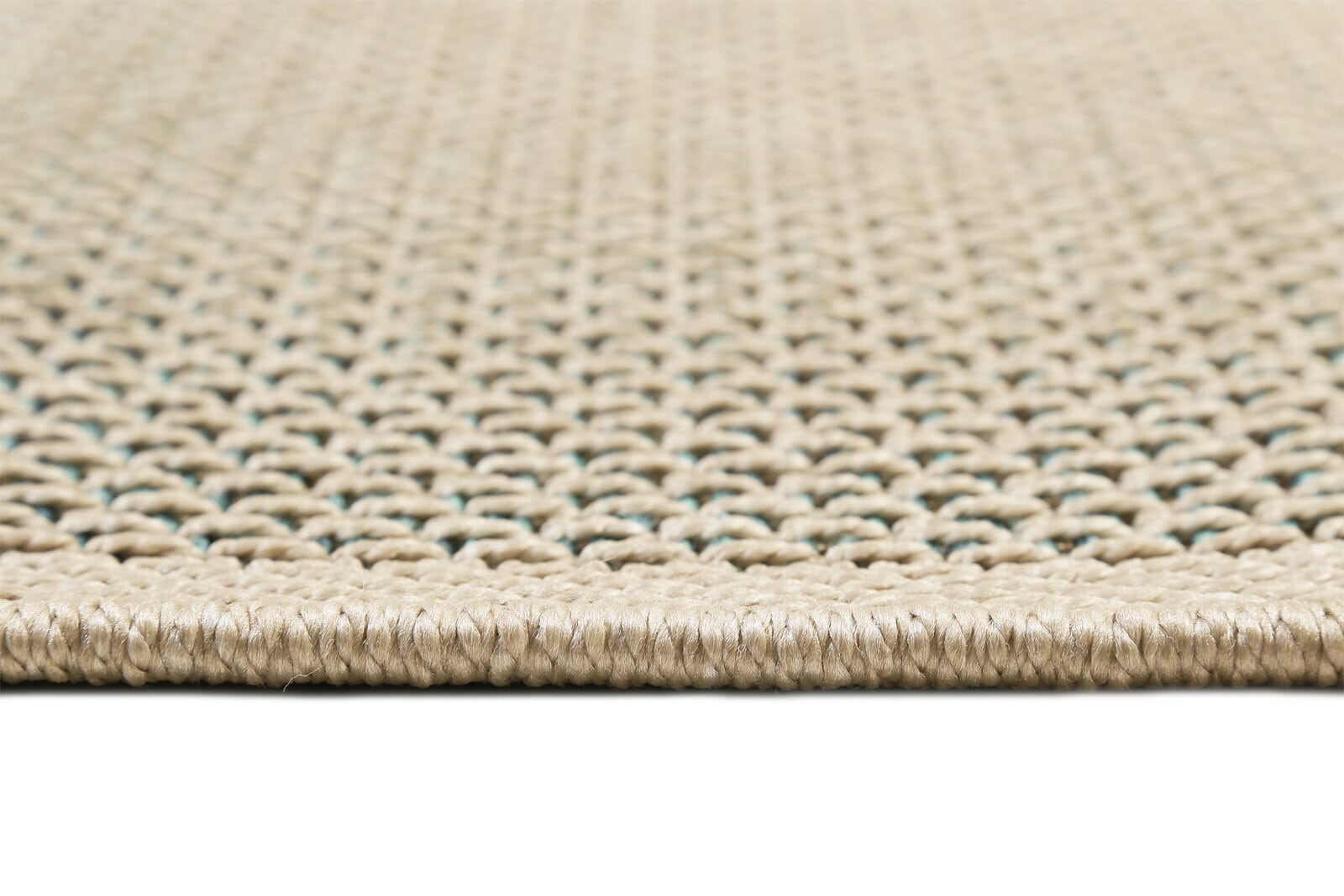 ESPRIT Outdoorteppich MIDLAND 80 x 150 cm beige/türkis