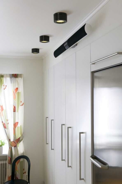 Ifö Electric Cool High plafondlamp Ø12 IP44 porselein wit