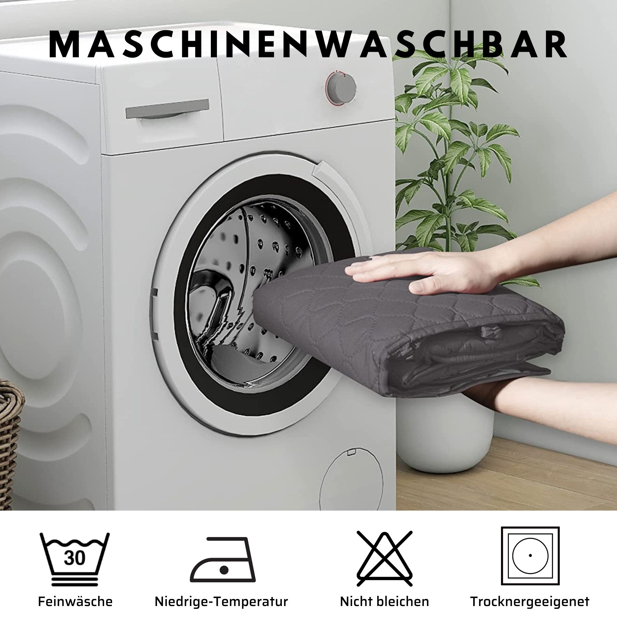 Starlyf® 3 Sitzer Sofaschoner, wasserabweisend, wendbar Sofa Cover