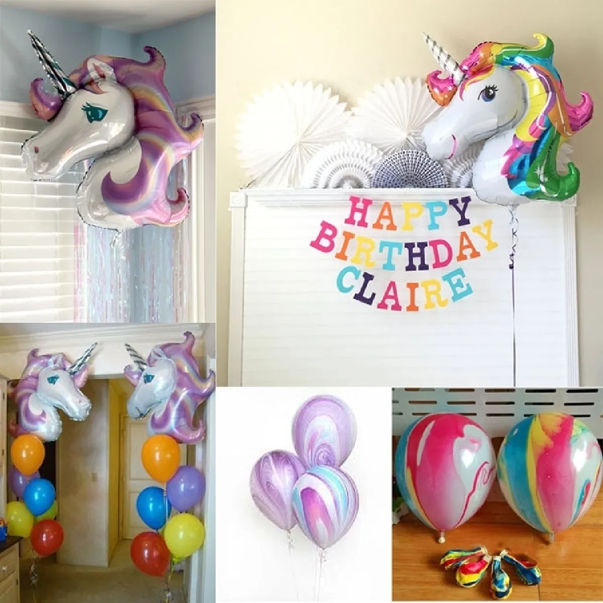 Wewoo 88 * 108 cm Géant Arc-En-Unicorn
