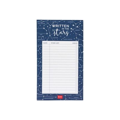 Legami - Bloc-notes 11 x 19 cm - 70 feuilles - étoiles