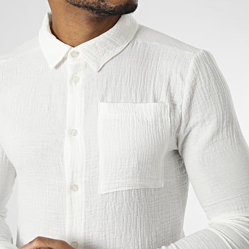 Chemise Manches Longues Blanc
