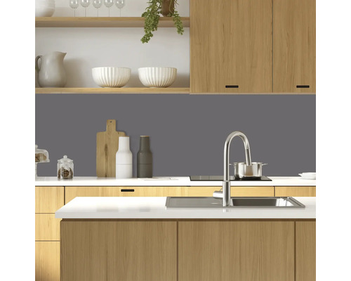 Keukenachterwand mySpotti Profix Telegray 2 100 x 60 cm PX-10060-RAL7046-HB