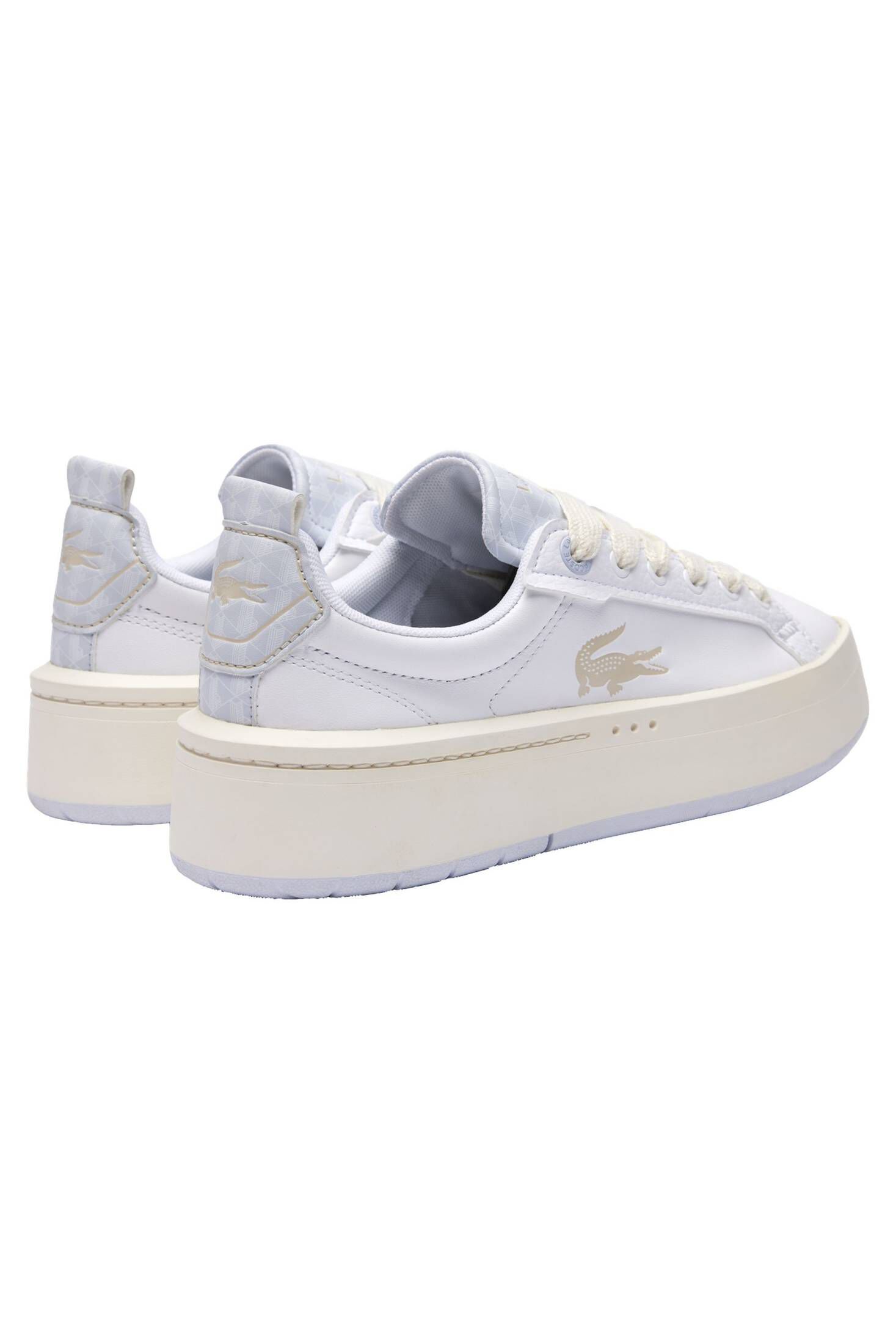 Lacoste| Damen Sneaker CARNABY PLATFORM aus Leder mit Monogramm