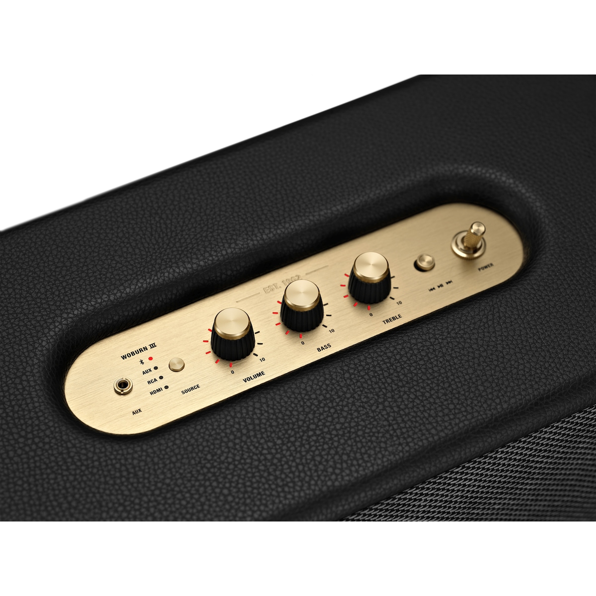 Marshall Woburn III Bluetooth høyttaler (sort)