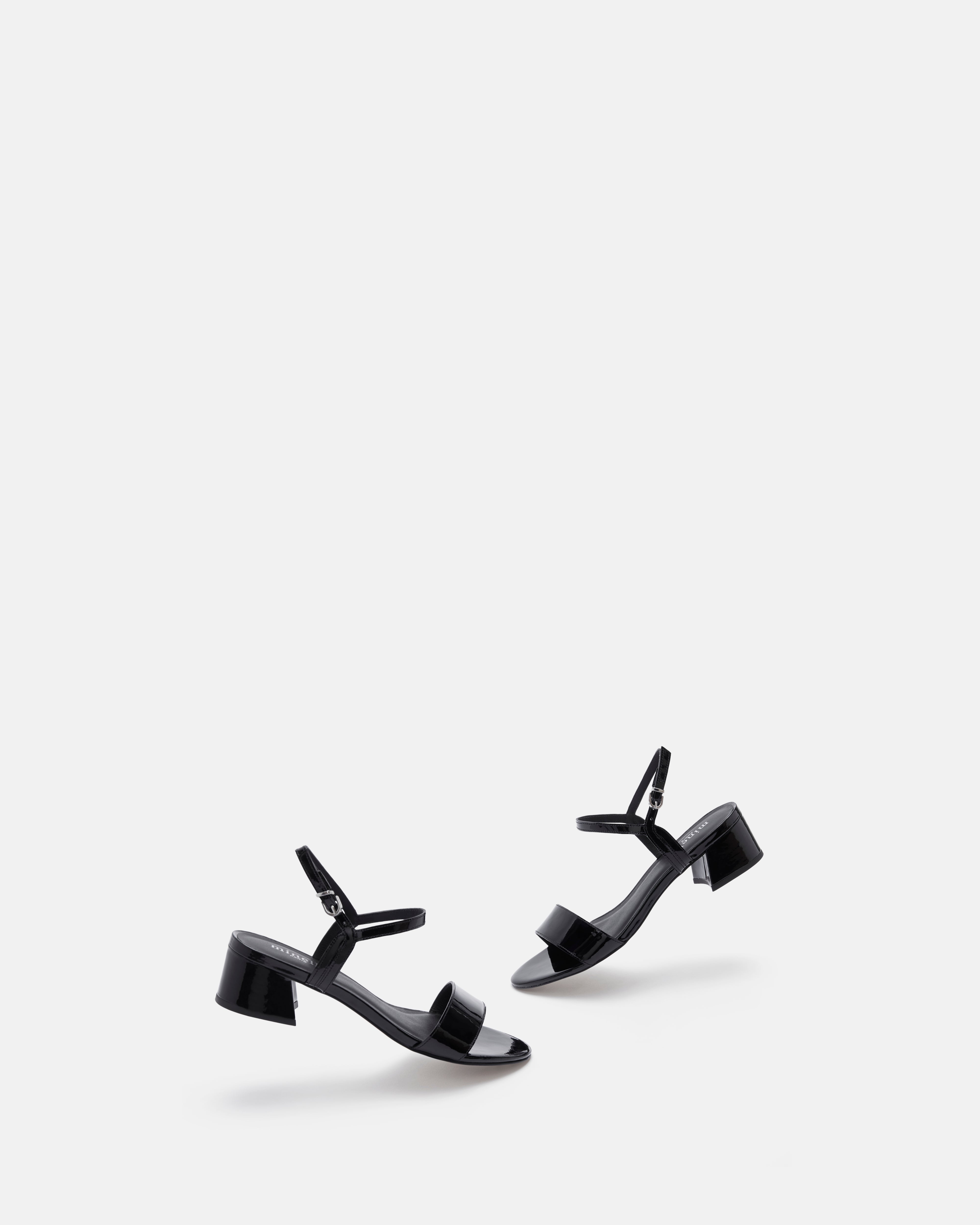 SANDALES CUSTODIA/VER NOIR