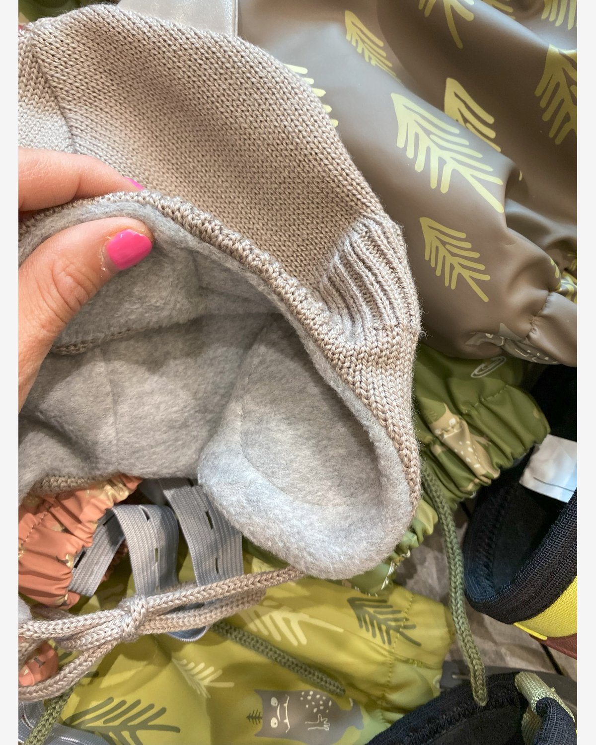 Babylue Ull m/ fleecefôr og vindstopper – Varm | 1-3år – 1-3 år