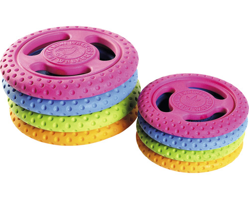 Kiwi Play Frisbee Maxi hondenspeeltje, oranje, 21,5 x 3,5 cm