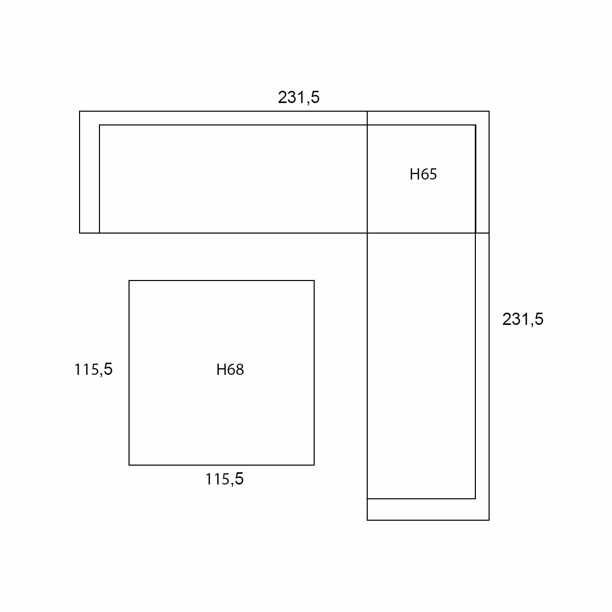 Garden Impressions Malakka taupe - 4-delige loungediningset