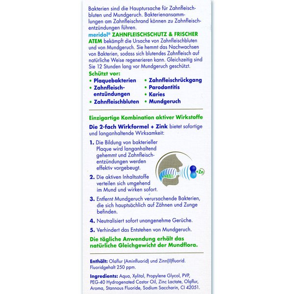 meridol® Zahnfleischschutz & Frischer Atem Mundspülung (400 ml)