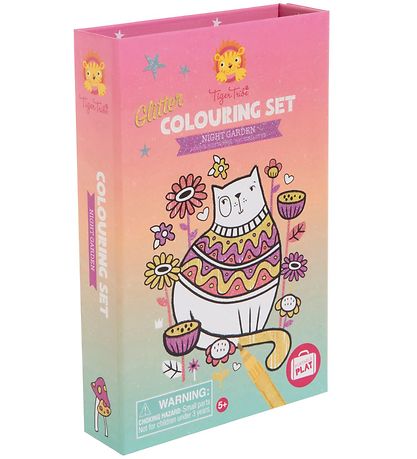 Tiger Tribe Buntstifte-Set - Glitter - Nacht Garden