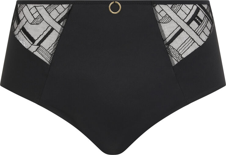 Chantelle Graphic Support High waisted support full brief Black