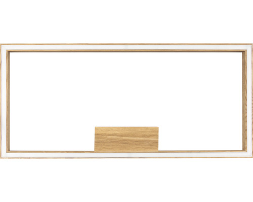 LED plafondlamp 24W 2600 lm 3000K 38x83 cm Delgrosso geolied eiken