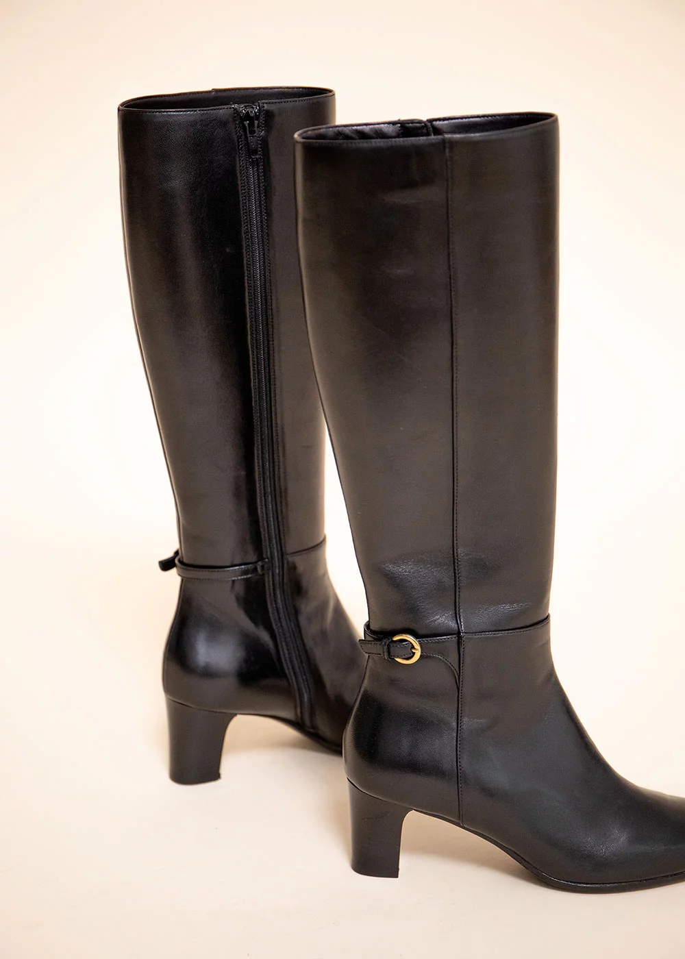 BOTTE MANCHESTER CUIR NOIR