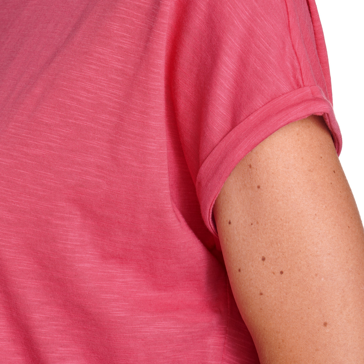 Gina Benotti Damen T-Shirt aus Flammgarn pink