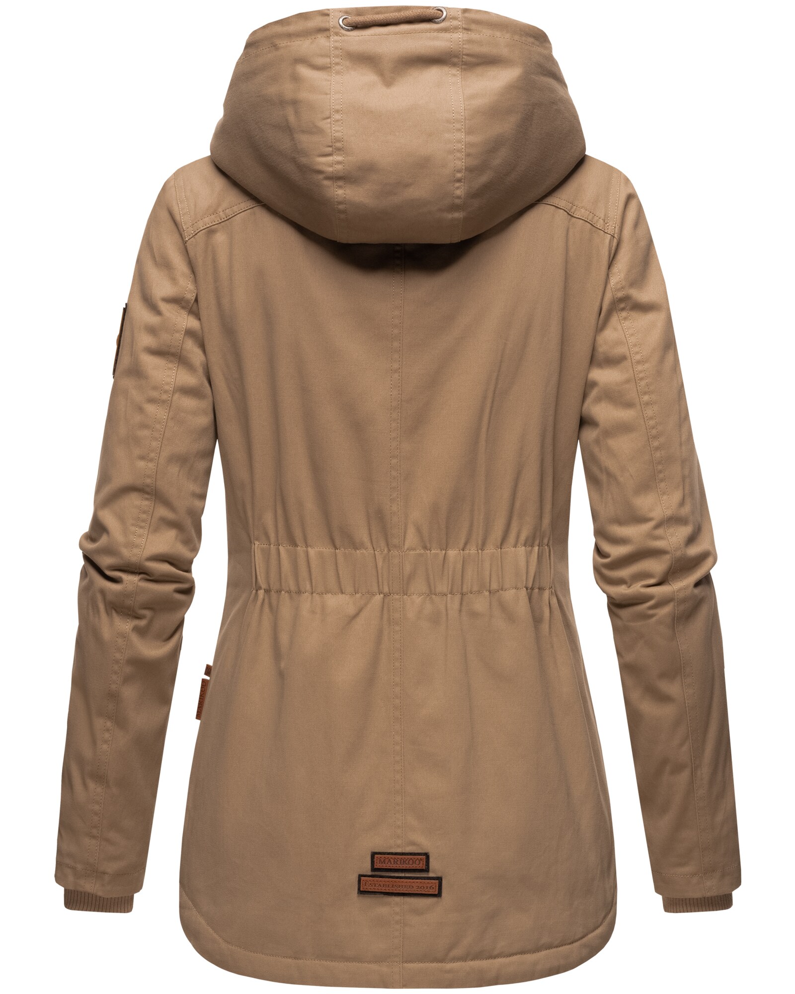 MARIKOO Damen Winterjacke Outdoor Baumwolljacke mit Kapuze Bikoo