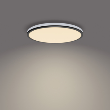 Philips plafonnière Ozziet zwart 1x18w