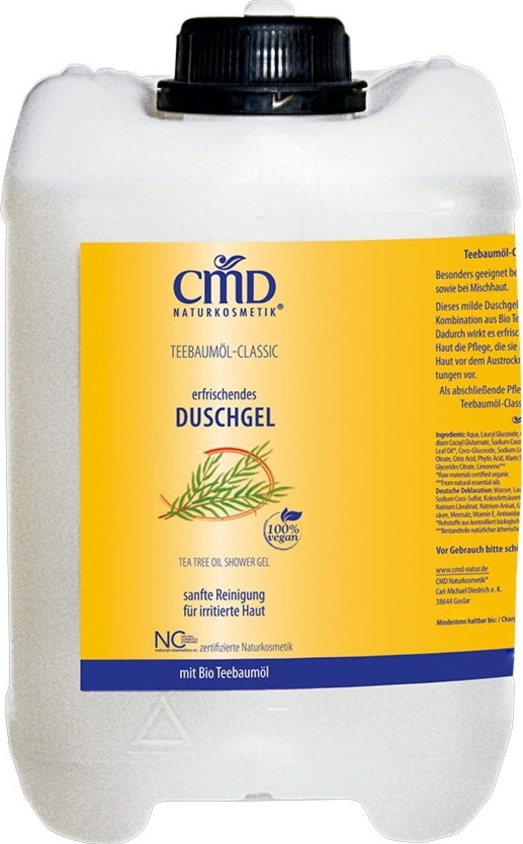 CMD Naturkosmetik  Teebaumöl Duschgel Großgebinde, 2,50 l