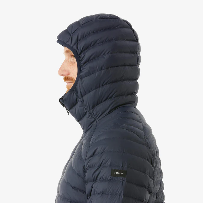 Decathlon Forclaz - Jaqueta puffer com capuz Forclaz MT100 para homem
