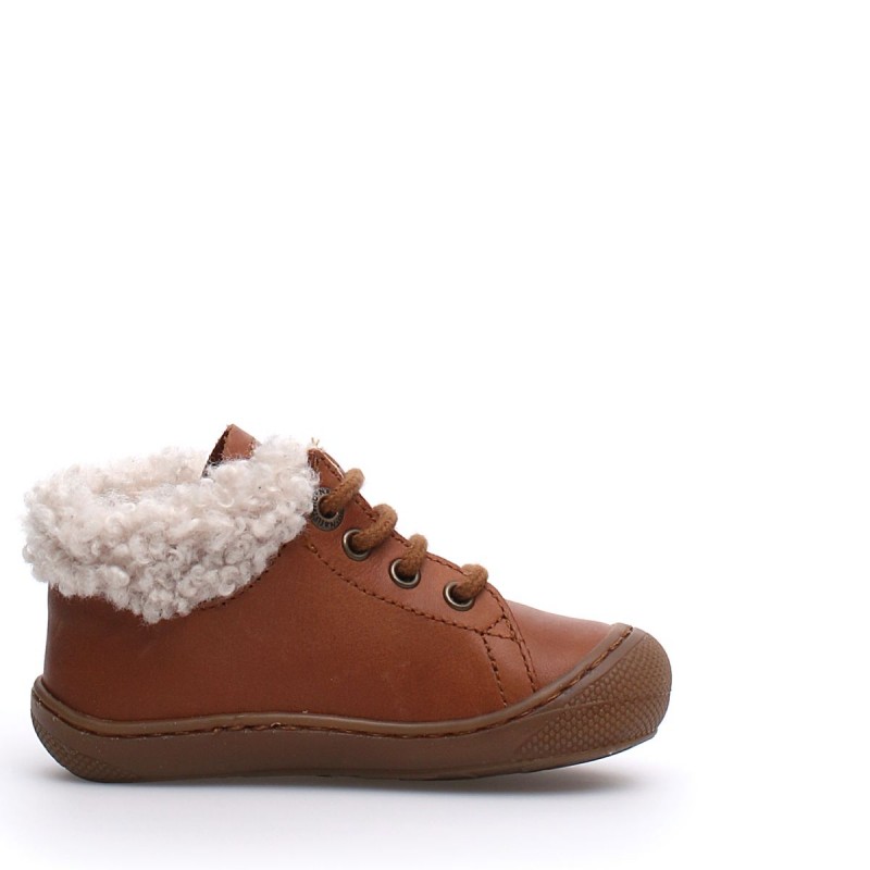 Naturino Naturino Cocoon Supersouple Coco Two Fourré Cognac