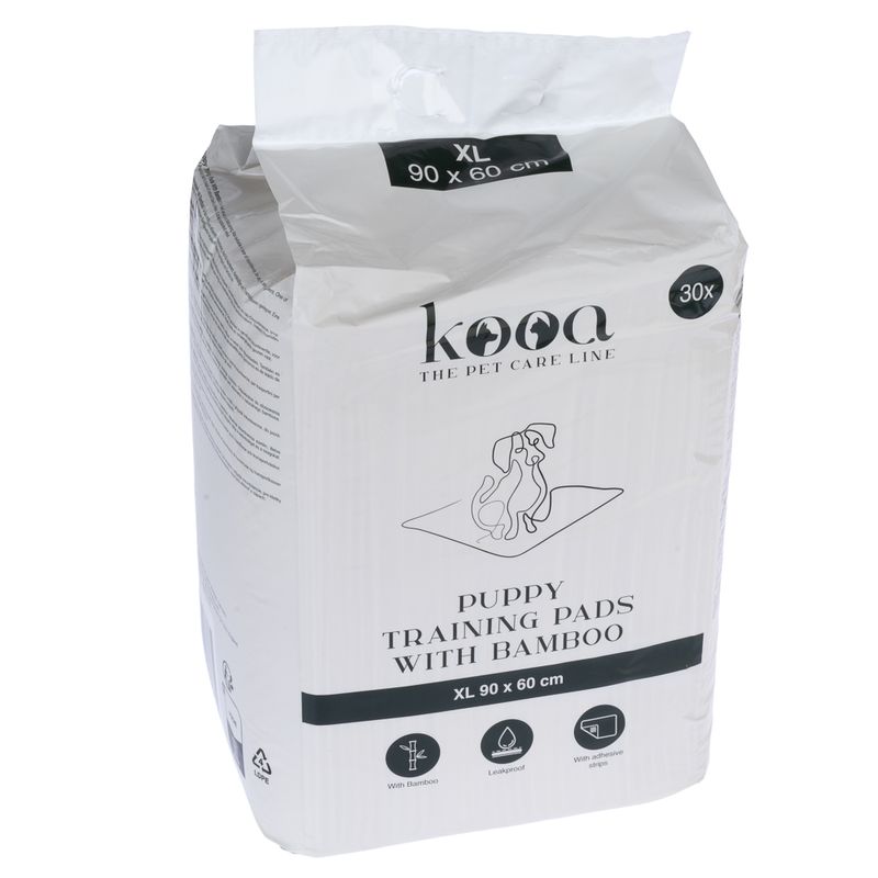 Alèses de propreté kooa avec du bambou pour chiot