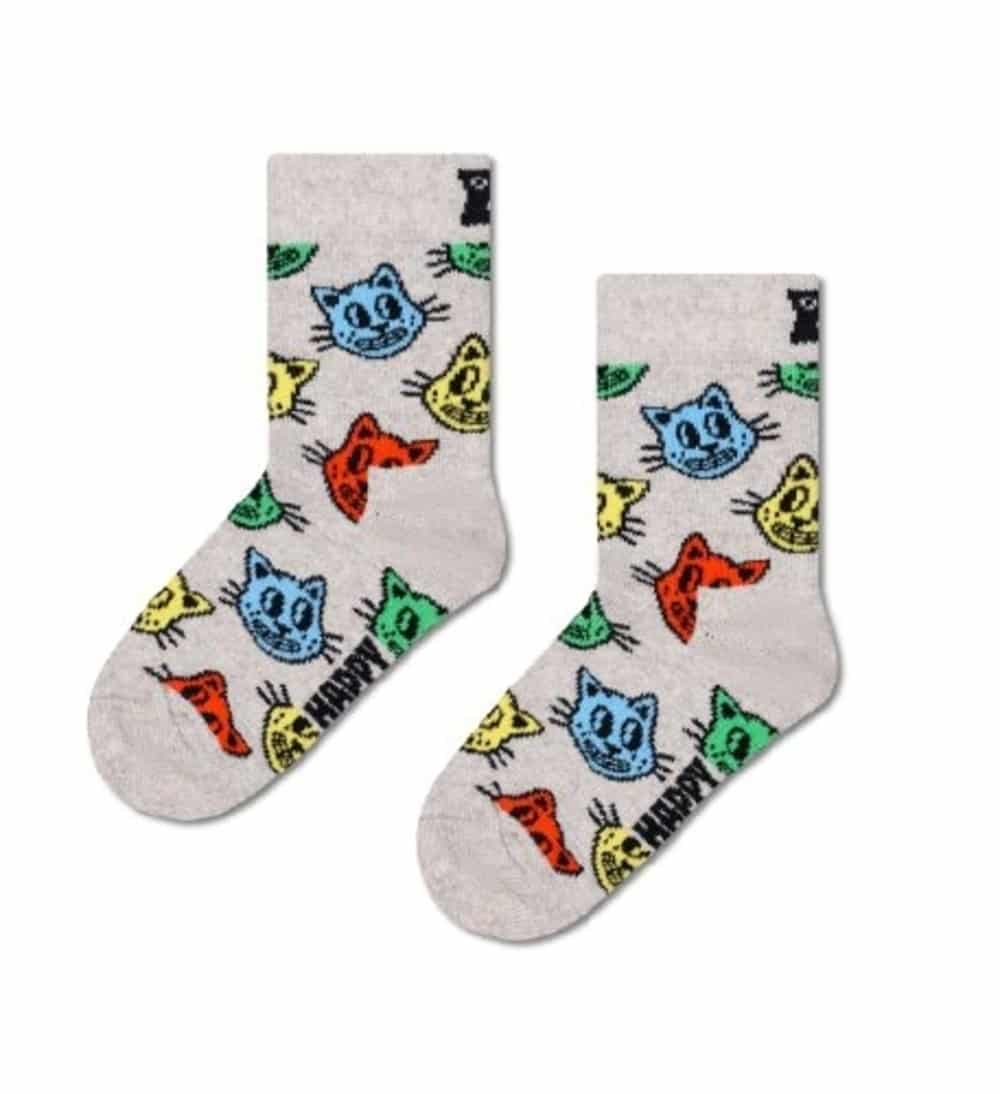Happy Socks Kids Cat Sock Socken in Mehrfarbig