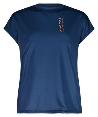 Maillot Manches Courtes Femme Maloja GanesM. All Mountain Midnight