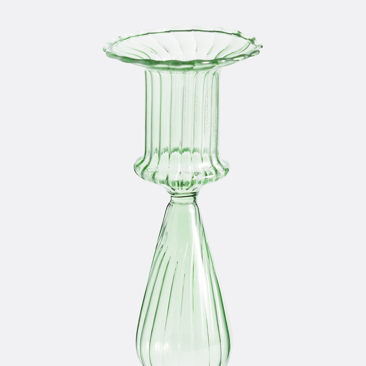 LA REDOUTE INTERIEURS<br>Castiçal de vidro Alt.20,3 cm, Chilava