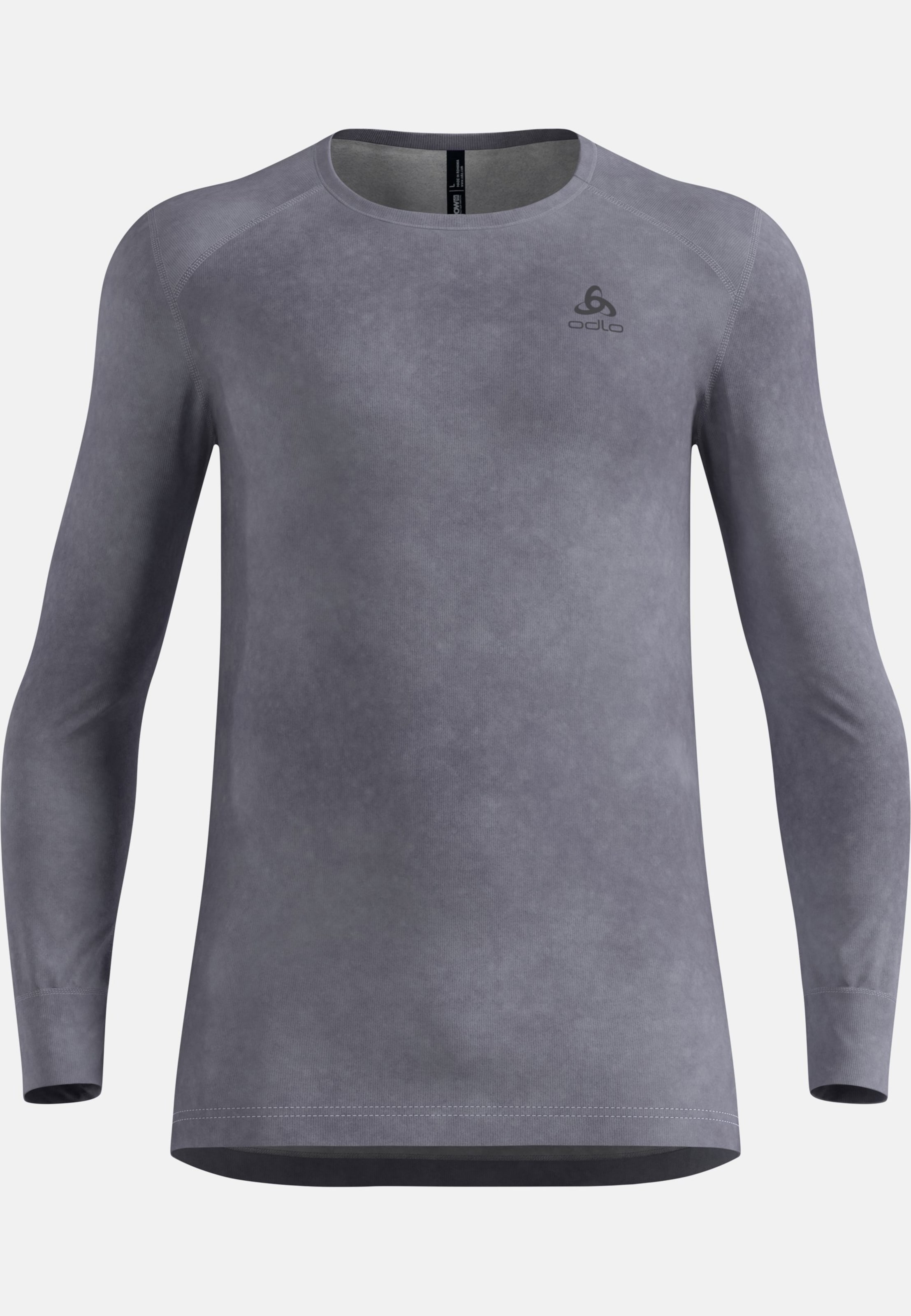 Odlo x POW Collective Voices Active Warm Base-Layer-Shirt mit Print in Skipper Blue