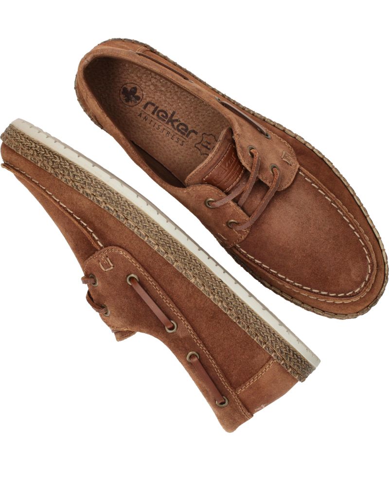 Rieker Veterschoenen Cognac Heren