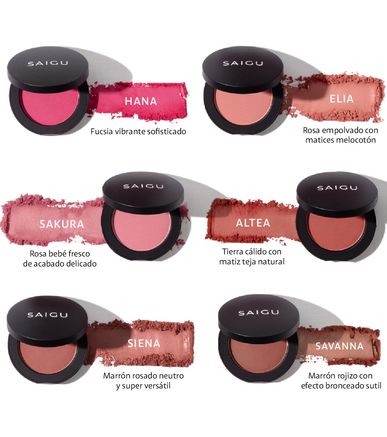 Saigu Cosmetics - Blush em pó - Savanna