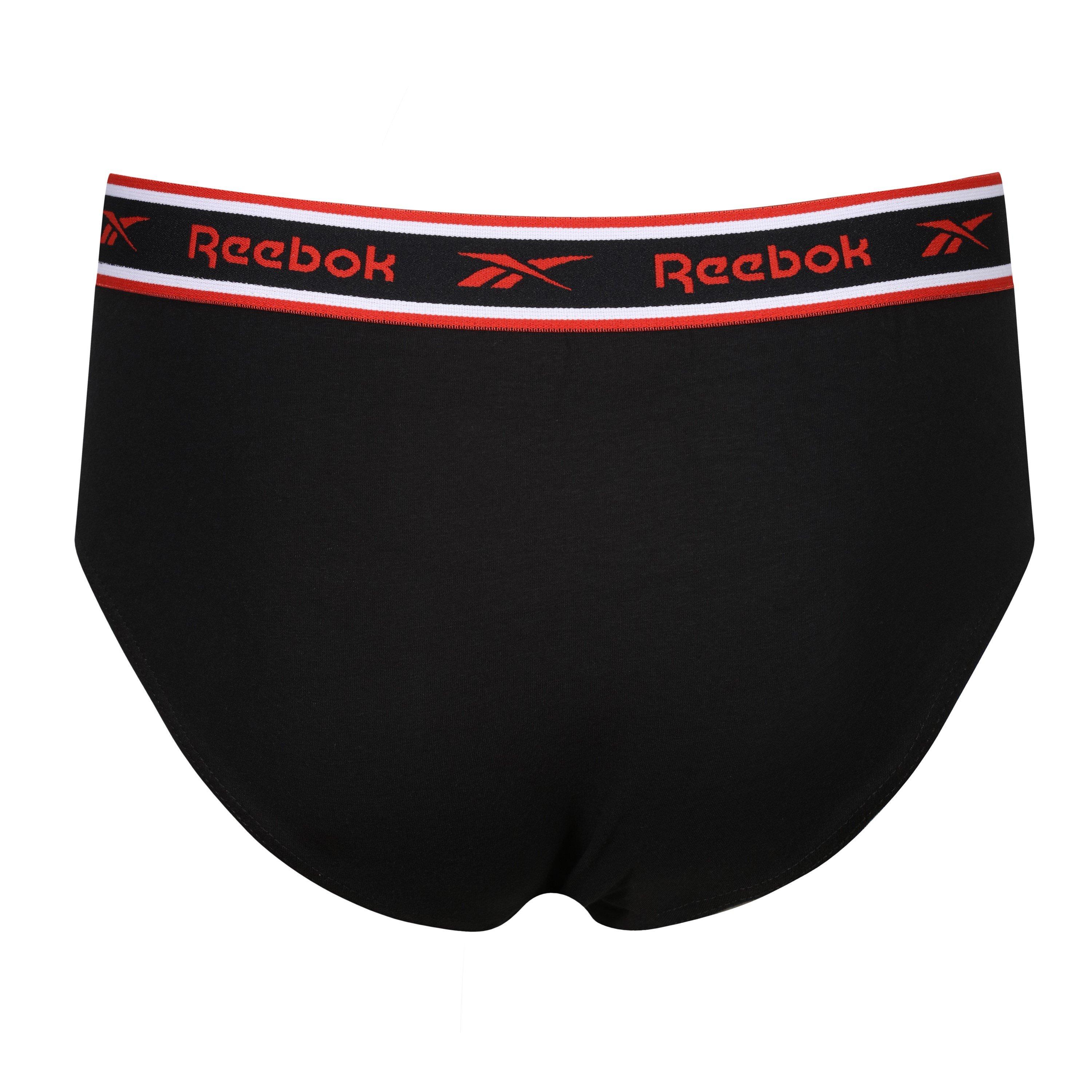 Reebok 3 Pack Cotton Elastane Briefs Mens
