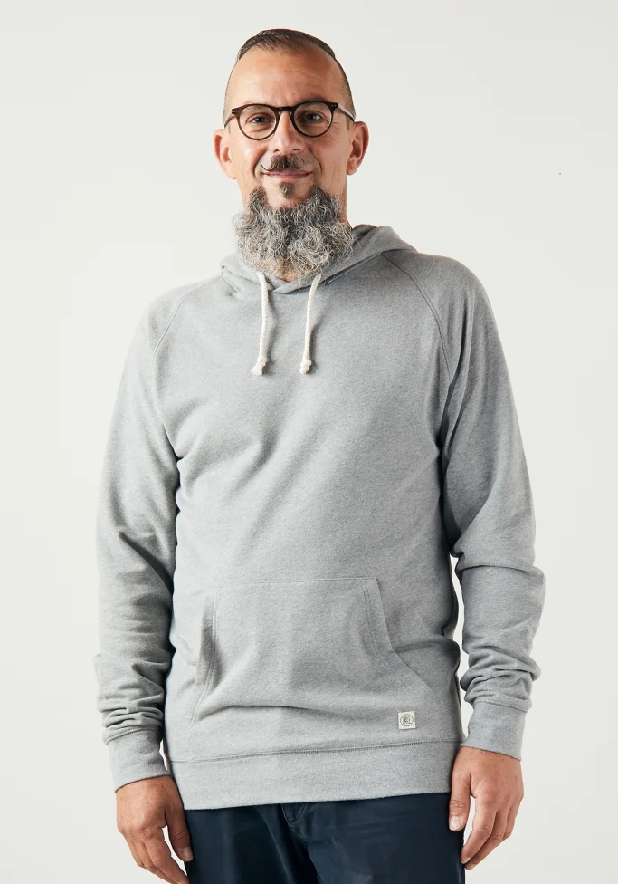 WE ARE ZRCL Herren-Hoodie Basic Stone Grey