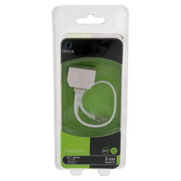 Q-Link telefoon splitter modulair ADSL wit