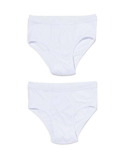 2 slips taille haute homme blanc