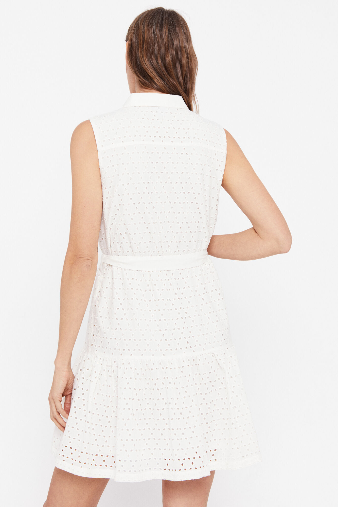 Vestido camisa Schiffly - Branco