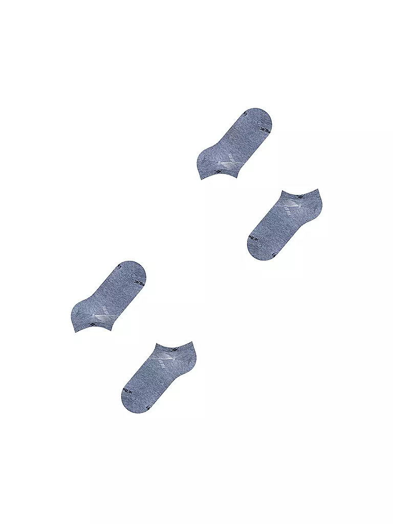 BURLINGTON Damen Sneaker-Socken 2er Pkg. EVERYDAY 36-41 light jeans blau