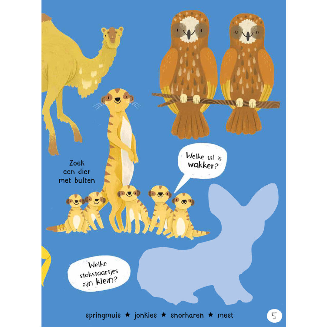 Rebo stickerboek van alles te zien! dieren