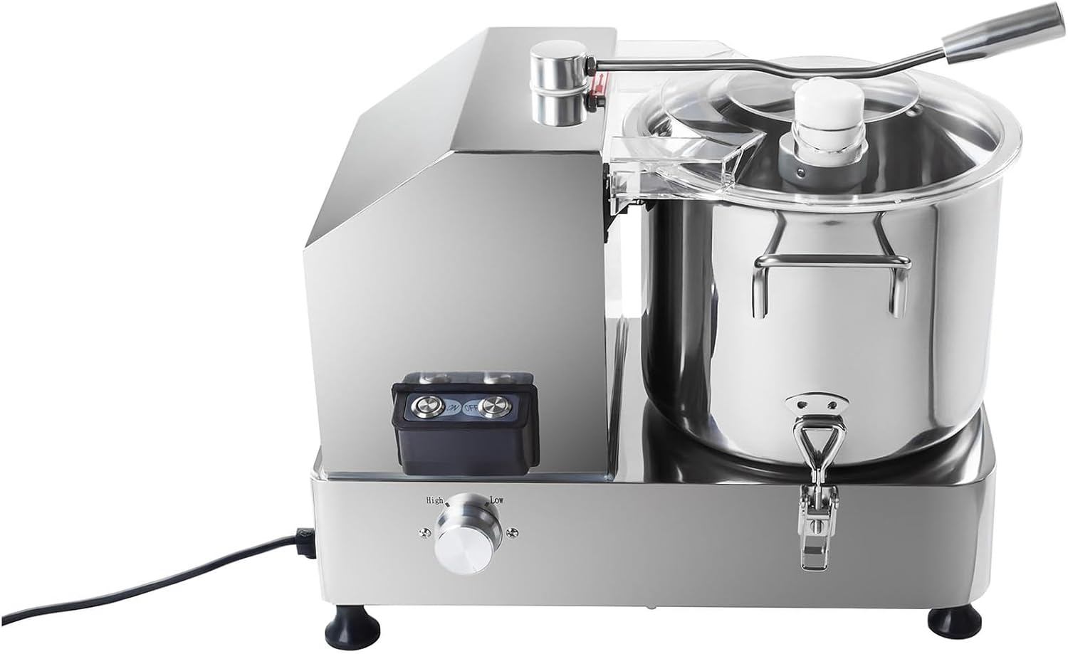 Royal Catering Tischkutter Fleischkutter Küchenkutter Cutter (12 L, 1200 W, 230 V, 1100–2800 U/min, Edelstahl, Nachfüllöffnung, Emulsionsmesser)