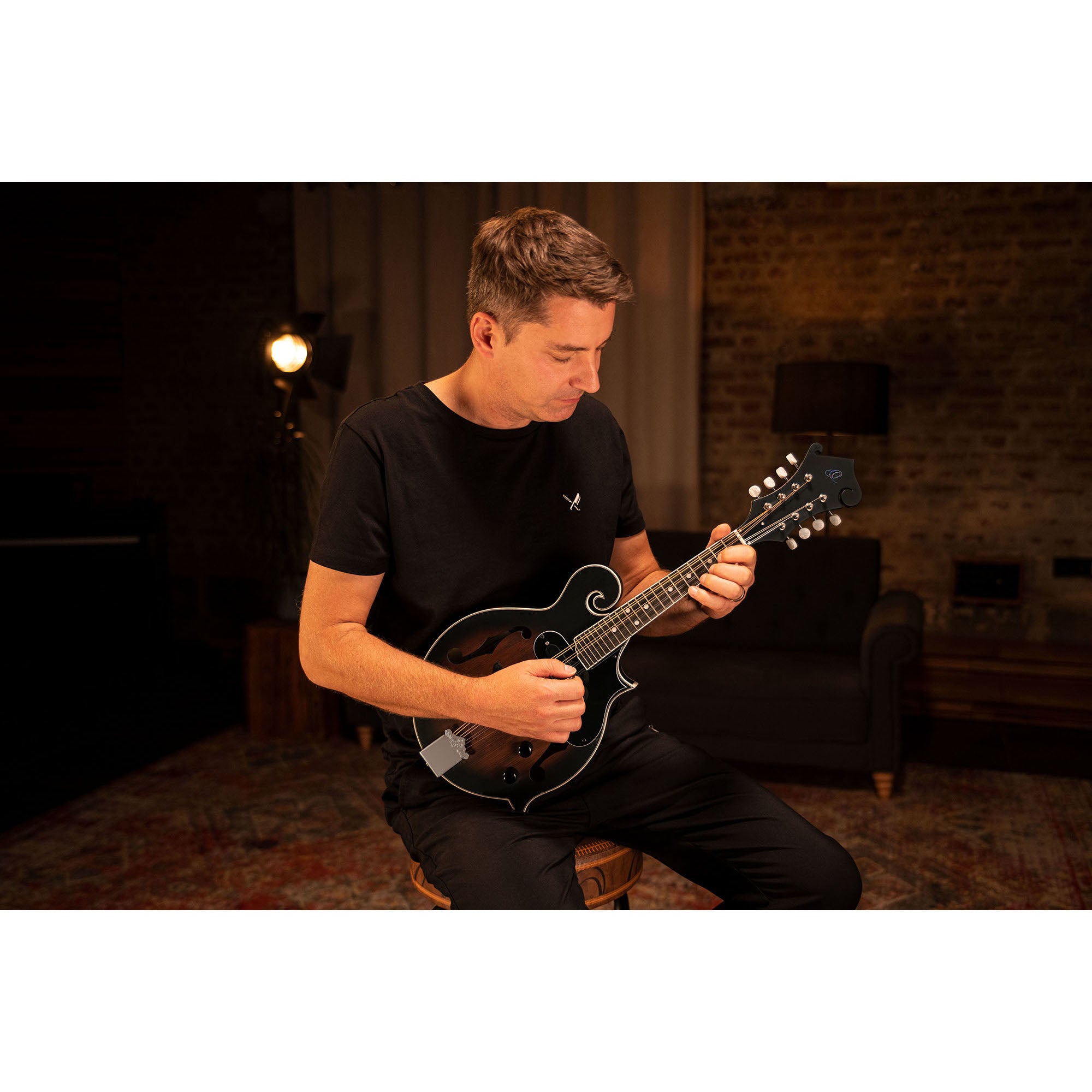 Ortega Americana Series RMFE30-WB Mandolin elektrisch-akoestische F-stijl mandoline